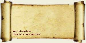 Andjelina Egerić vizit kartica